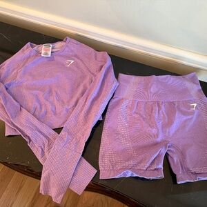 Gymshark Vital Seamless 2.0 Shorts AND Crop Top Set of 2!